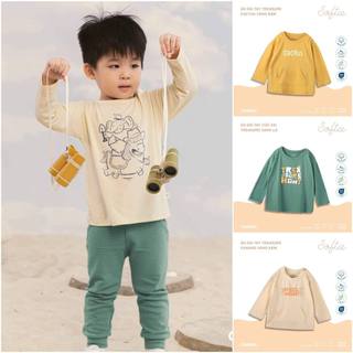  Áo dài tay/Quần nỉ ấm áp họa tiết bé trai Treasure Chaang Bé Trai