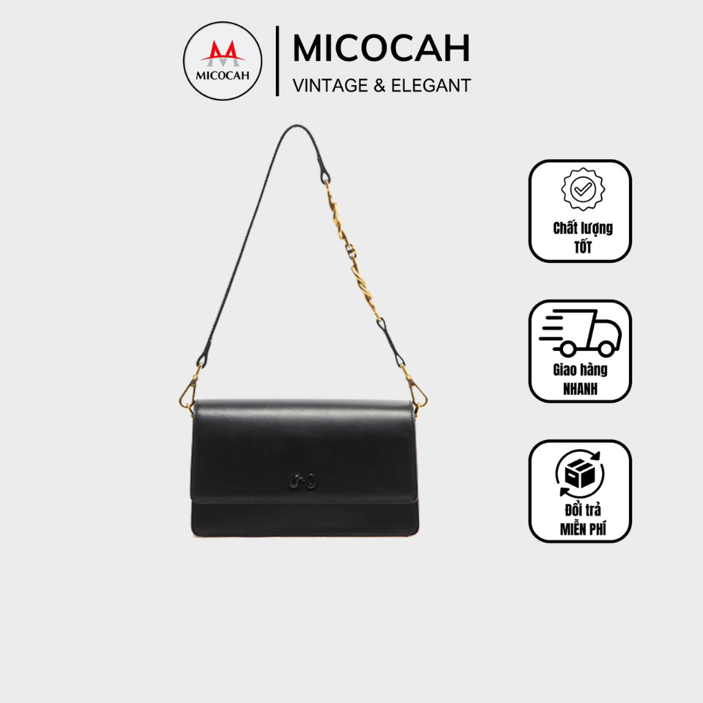 Túi Xách Nữ Kẹp Nách Đeo Chéo Chính Hãng MICOCAH Dáng Công Sở Thời Trang Nhiều Ngăn Chất Da Cao Cấp Cực Đẹp MC200