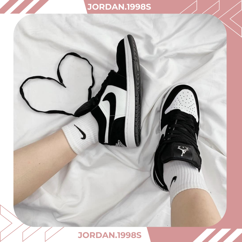 Giày Jordan Cổ Thấp Nam Nữ,Giày JD1 Cổ Thấp Thời Trang Dành Cho Nam Và Nữ Full Box Bill