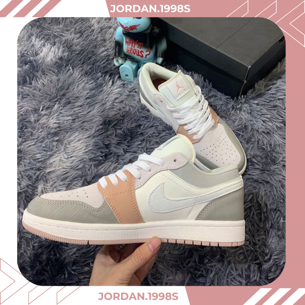 Giày Jordan Cổ Thấp Nam Nữ,Giày JD1 Cổ Thấp Thời Trang Dành Cho Nam Và Nữ Full Box Bill