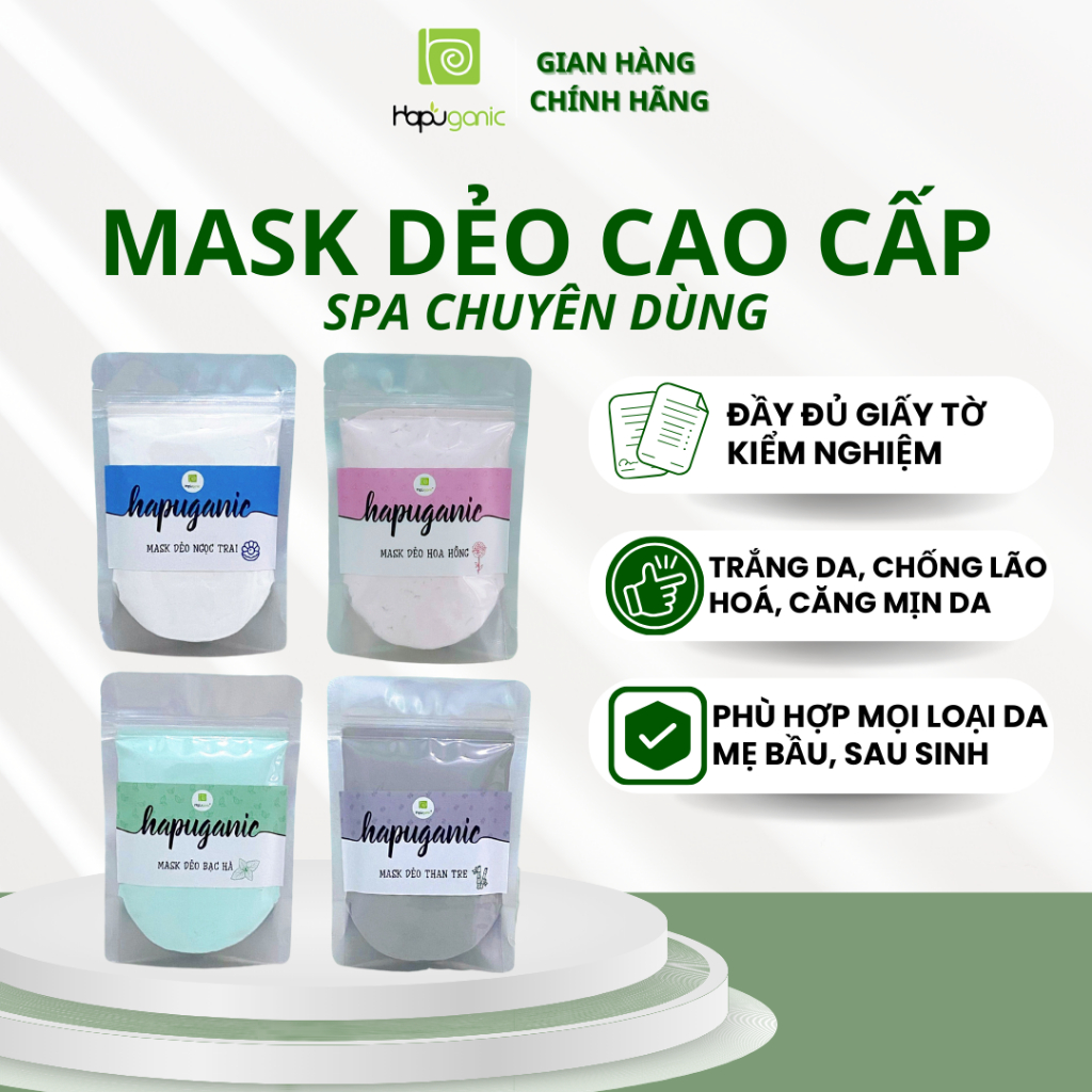 Mask dẻo cao cấp chuyên dùng trong spa sau nặn mụn Hapuganic