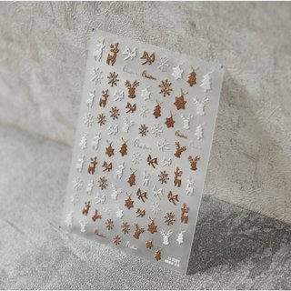 Sticker Noel - Sticker lụa cao cấp Tomoni dán móng tay (2381)