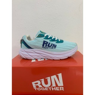 Giày chạy bộ thể thao nam nữ - Run Together - RT03  - Xanh - Lỗi Nhẹ