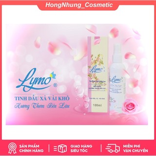 Nước Xịt Xả Vải Khô Lymo - tinh dầu xả vải khô Hương nước hoa 100ml