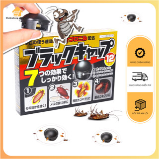 Thuốc Diệt Gián Kiến Sinh Học Nhật Bản Không Mùi,Thuốc Đuổi Gián Kiến Côn Trùng Hộp 12 Viên An Toàn