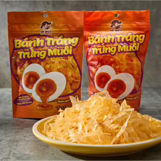 Bánh tráng abi lắc trứng muối.