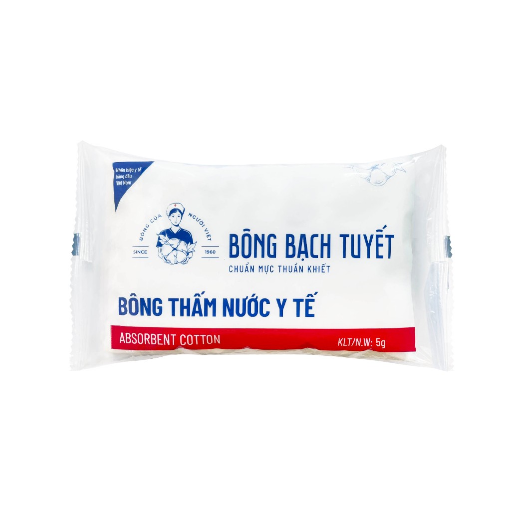 HÀNG TẶNG KHÔNG BÁN - Combo 8 quà tặng Bông Bạch Tuyết: Bông tẩy trang, khẩu trang, bông y tế, tăng bông, khăn khô