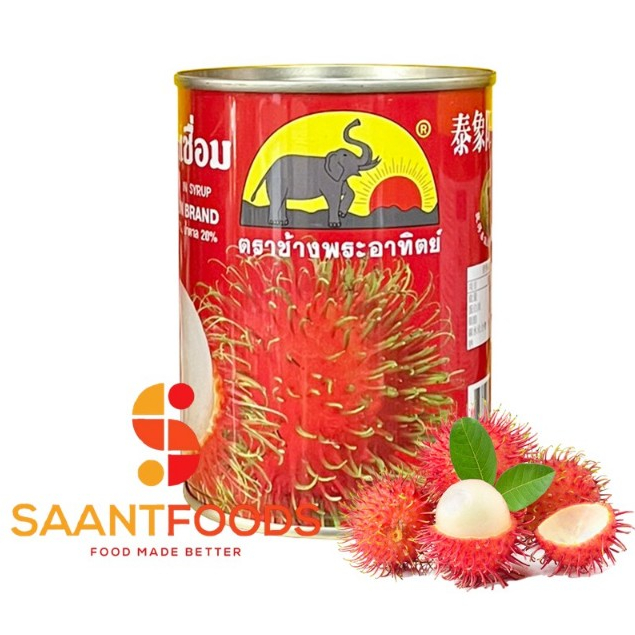 Chôm Chôm Thái Ngâm Nước Đường Elephant and Sun - 565gram.