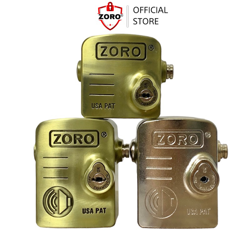 Ổ khóa chụp báo động chống trộm ZORO - chống cắt toàn diện,bảo vệ khoen cửa - âm thanh hú to rõ,không gỉ sét