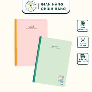 Sổ vở viết klong kẻ ngang may dán gáy a4 200 trang ms: 848