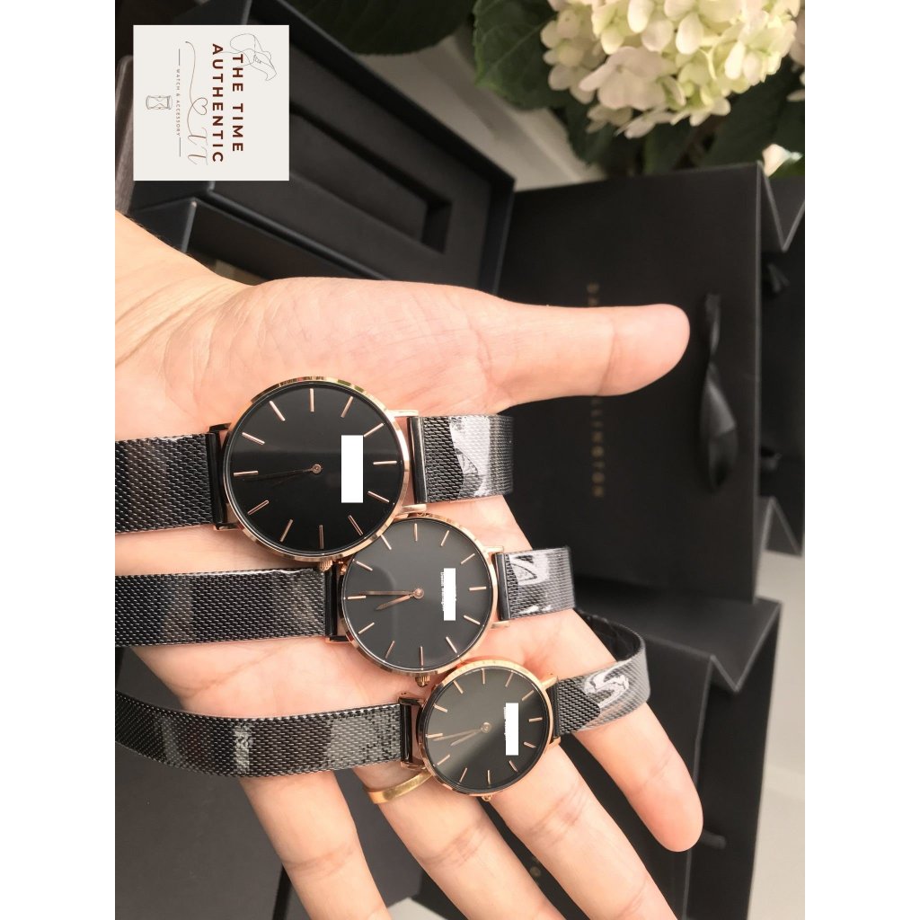 Đồng Hồ Đôi DWW Classic Pettite - Đôi DWW Dây Thép Fullbox