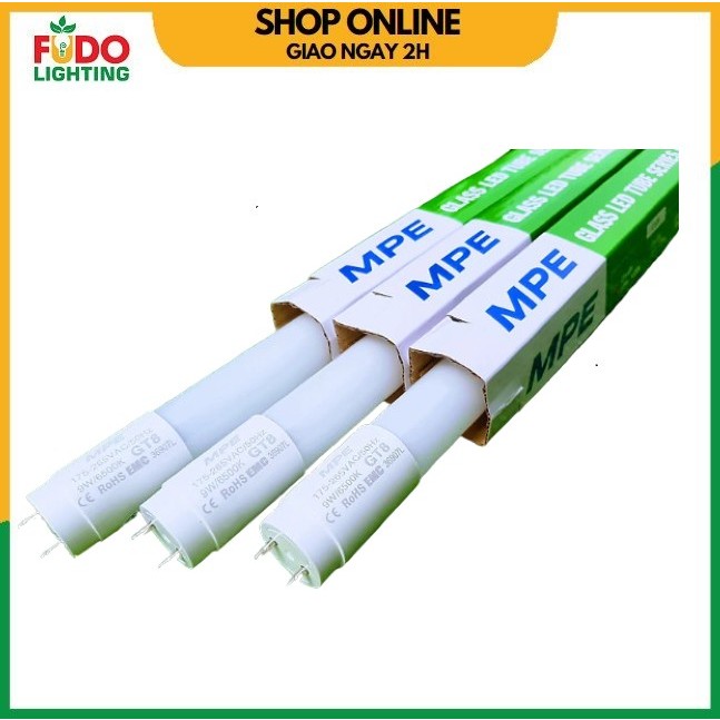 Bóng đèn led 6T công suất 9W MPE bóng thủy tinh chính hãng