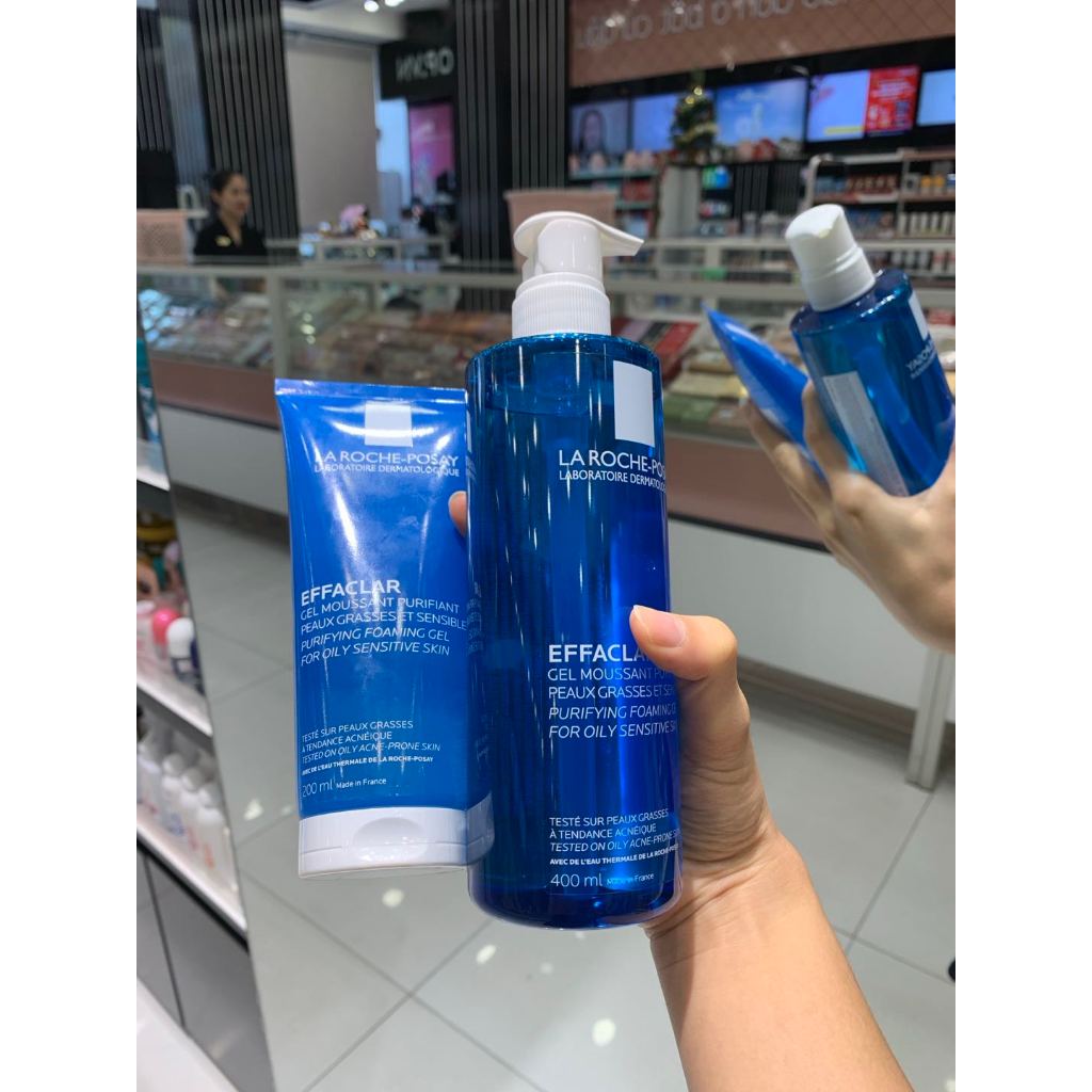 Gel Rửa Mặt Tạo Bọt, Giảm Mụn Cho Da Dầu La Roche-Posay Effaclar 200ml