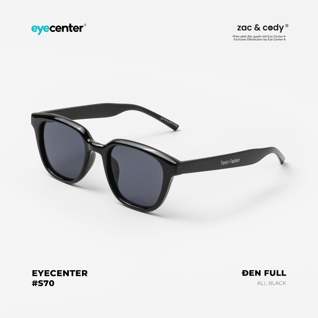 Kính mát nam nữ chính hãng EYECENTER S70-S nhựa dẻo siêu nhẹ nhập khẩu by Eye Center Vietnam