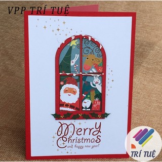 Thiệp noel thiết kế thủ công  - VPP Trí Tuệ