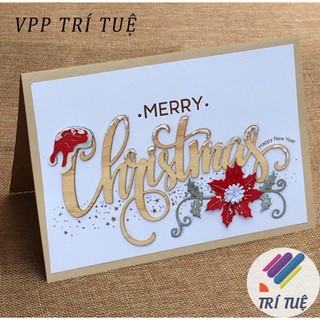 Thiệp noel thiết kế thủ công  - VPP Trí Tuệ