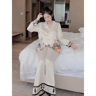Bộ Mèo Kem Lụa Xước Sang chảnh
