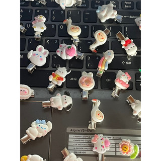 KẸP TÓC MINI - kẹp tóc mini hoạ tiết siêu đáng iu handmade..