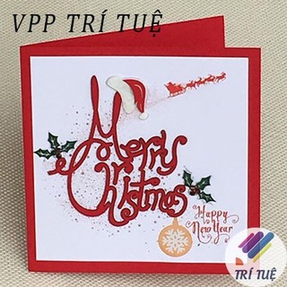 Thiệp noel thiết kế thủ công  - VPP Trí Tuệ