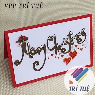 Thiệp noel thiết kế thủ công  - VPP Trí Tuệ