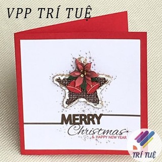 Thiệp noel thiết kế thủ công  - VPP Trí Tuệ