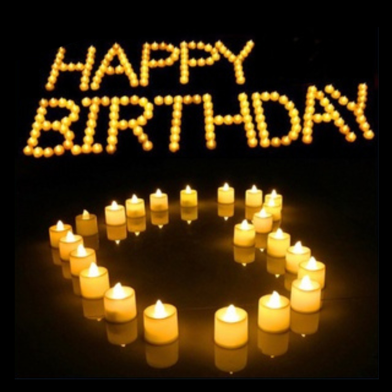 Nến Điện Tử LED Mini Kèm Sẵn Pin Trang Trí Sinh Nhật