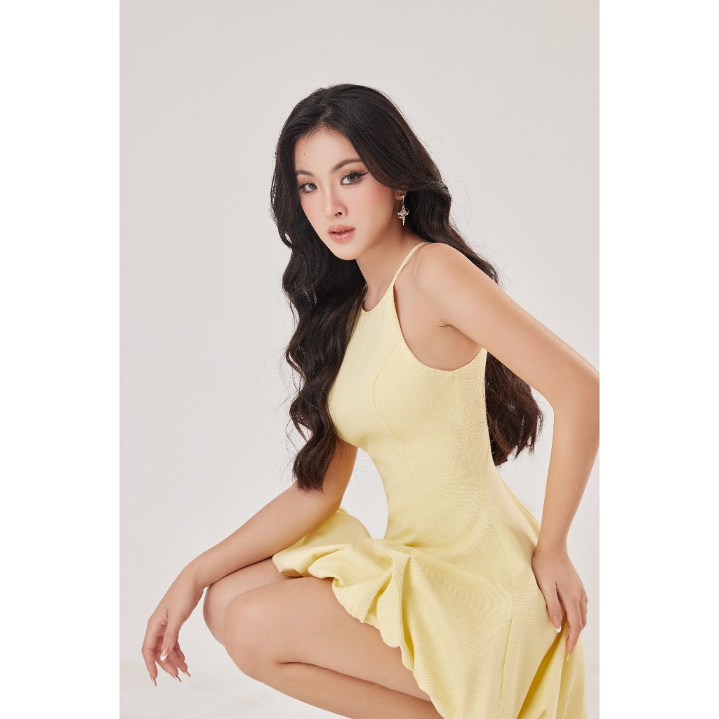 Đầm Nữ Cổ Yếm Dáng Bí Form Ngắn - SAMI DRESS - GOÛT DE JUN