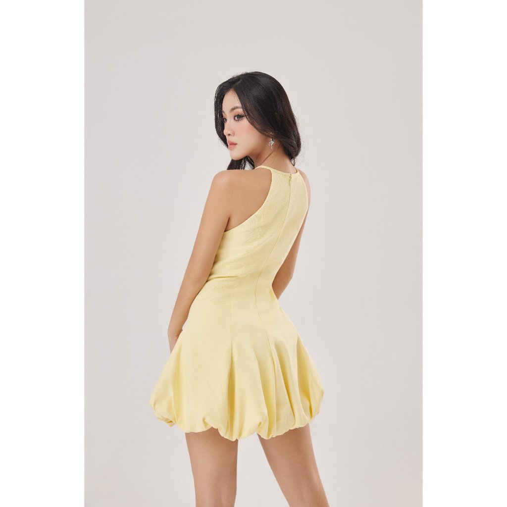 Đầm Nữ Cổ Yếm Dáng Bí Form Ngắn - SAMI DRESS - GOÛT DE JUN