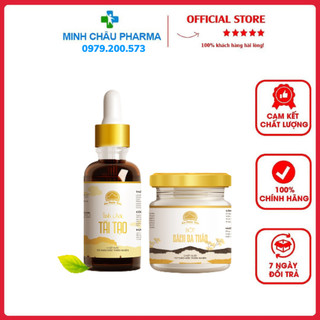 Serum tái tạo An Dược Sơn mẫu mới + Bột Bách Đa Thảo Xóa mụn, giảm thâm, sẹo rỗ