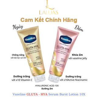 Sữa dưỡng thể Vaseline Healthy Bright Gluta HYA Serum Burst Lotion 10X