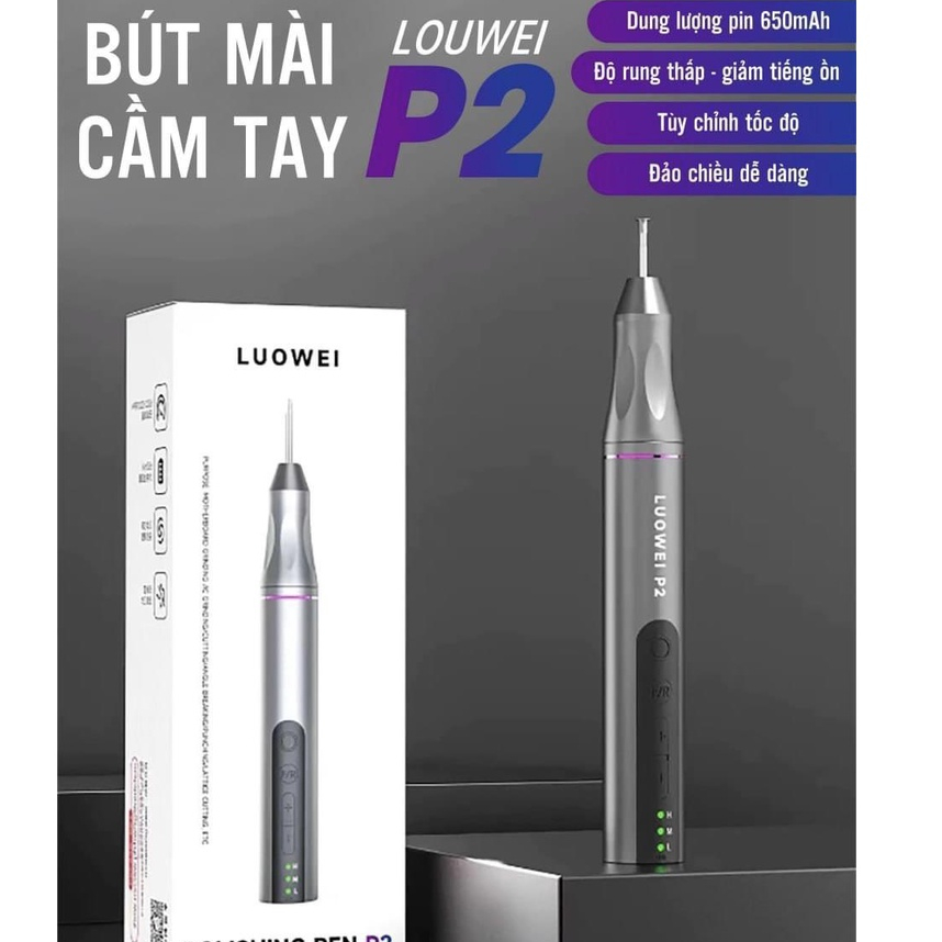 Máy mài đa năng cầm tay Luowei P2 xài pin