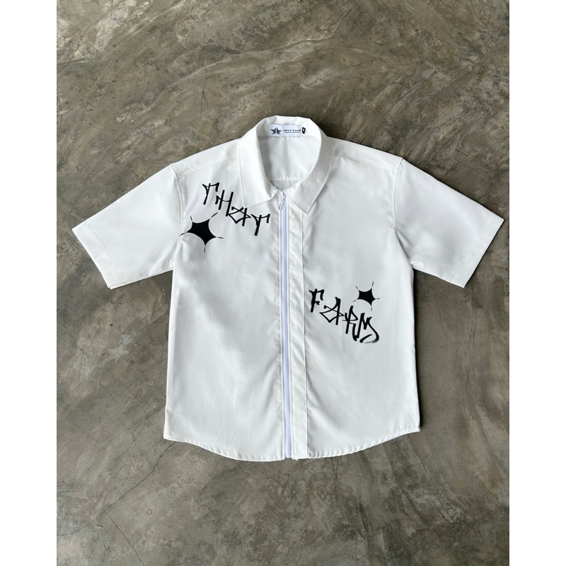 Áo sơ mi TF BASIC WHITE SHIRT Nam Nữ