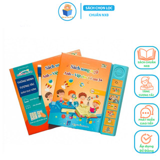 Sách Nói Song Ngữ Anh Việt – Phiên Bản Đặc Biệt Cho Bé Từ 3 Tuổi Trở Lên - 500 Nội Dung Toán Học, Câu Chuyện, Đàn Piano