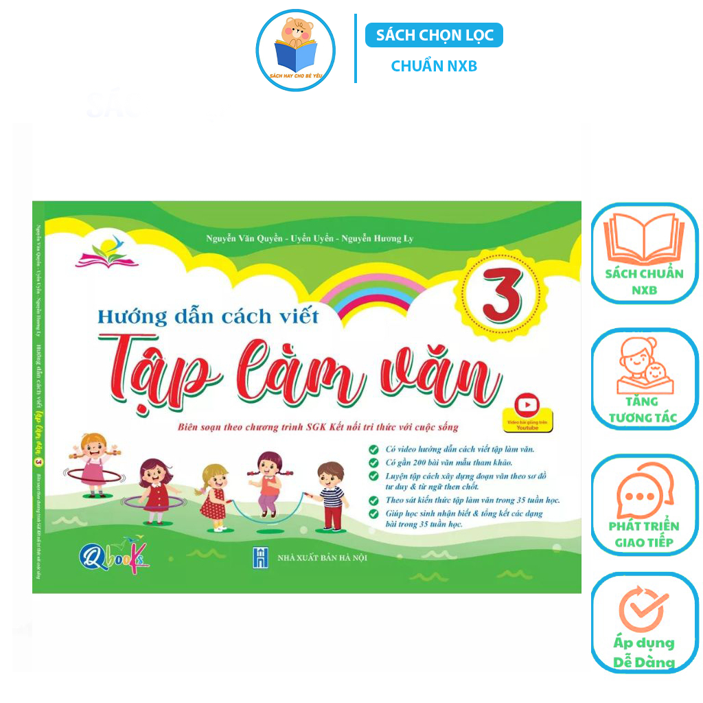 Sách - Hướng Dẫn Cách Viết Tập Làm Văn Lớp 3 - Kết Nối Tri Thức Với Cuộc Sống