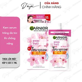 (BỘ 6 GÓI) Kem làm trắng da GARNIER Thái Lan 7ml