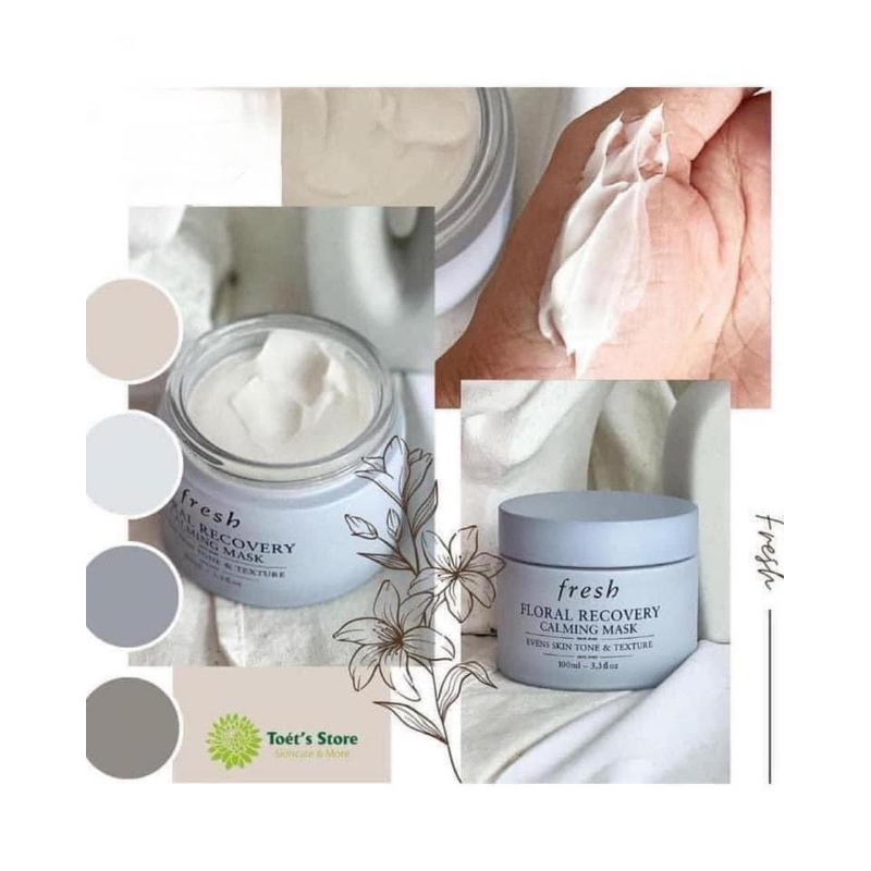Mặt nạ ngủ phục hồi da Fresh Floral Recovery Calming Mask 15ml Fullbox