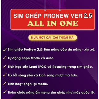 Sim ghép pro new 2.5 bản mới nhất
