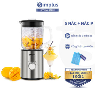 Máy xay sinh tố Simplus Công suất cao 400W LLJH007 - Bảo Hành 1 Năm 1 Đổi 1