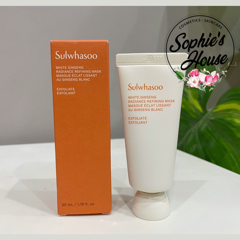 35ml / Mặt nạ tẩy da chết Sulwhasoo White Ginseng Radiance Refining Mask