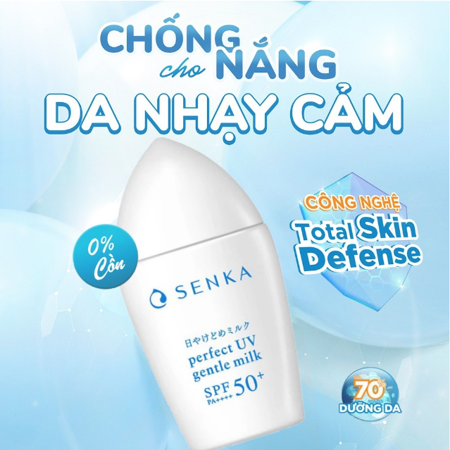 Kem Chống Nắng Senka Perfect UV SPF50+