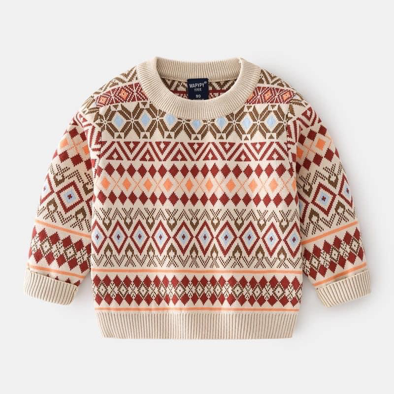 Áo len hoạ tiết bé trai/bé gái siêu độc cho mùa đông