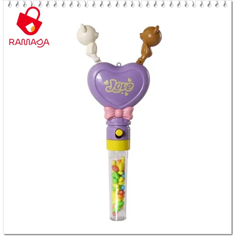 Kẹo đồ chơi Thỏ Gấu tình yêu Colorful Kiss Bear Toys