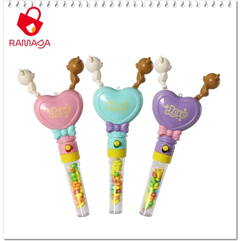 Kẹo đồ chơi Thỏ Gấu tình yêu Colorful Kiss Bear Toys