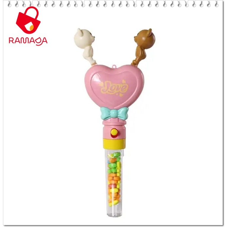 Kẹo đồ chơi Thỏ Gấu tình yêu Colorful Kiss Bear Toys