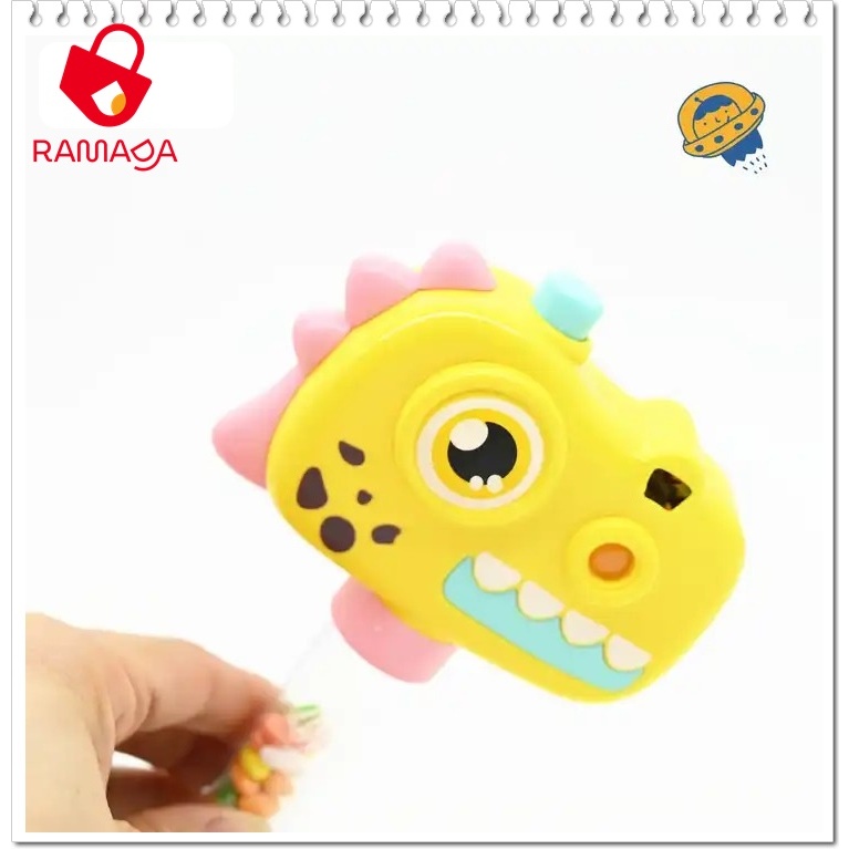 Kẹo đồ chơi máy ảnh khủng long Colorful Dinosaur camera candy toy
