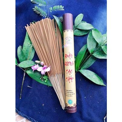 Nhang Đàn Hương Làng Ta 100 nén dài 40cm, nhang sạch thiên nhiên, an toàn, ít khói không cay mắt, không cuốn tàn.