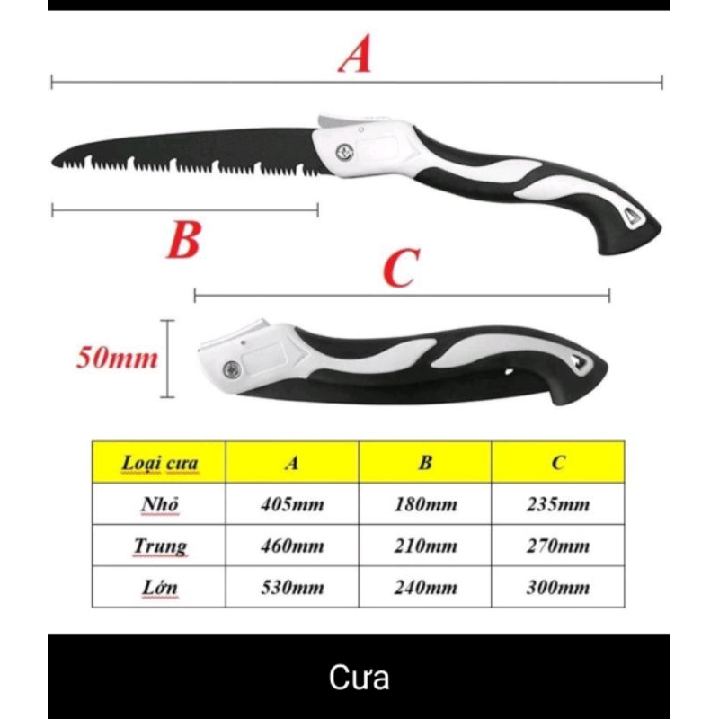 Cưa cầm tay gấp gọn