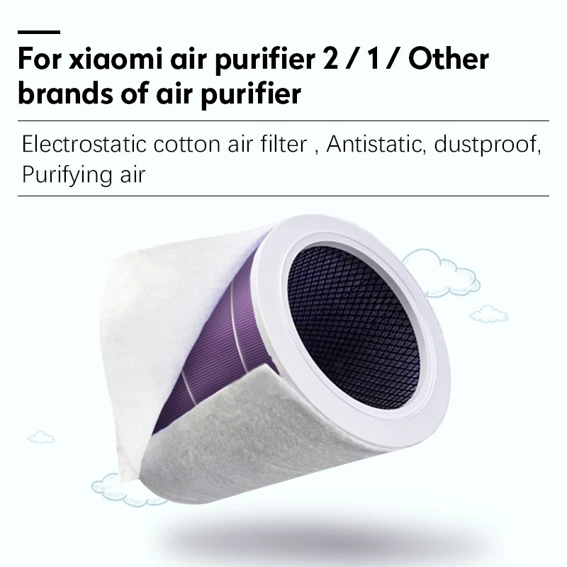 🔥 Nguyên chất 🔥 Bông lọc tĩnh điện, Máy lọc không khí phổ quát Xiaomi Mi Bộ lọc HEPA 2/2S/2H/2C/3H/3C/pro Chống bụi Pm2