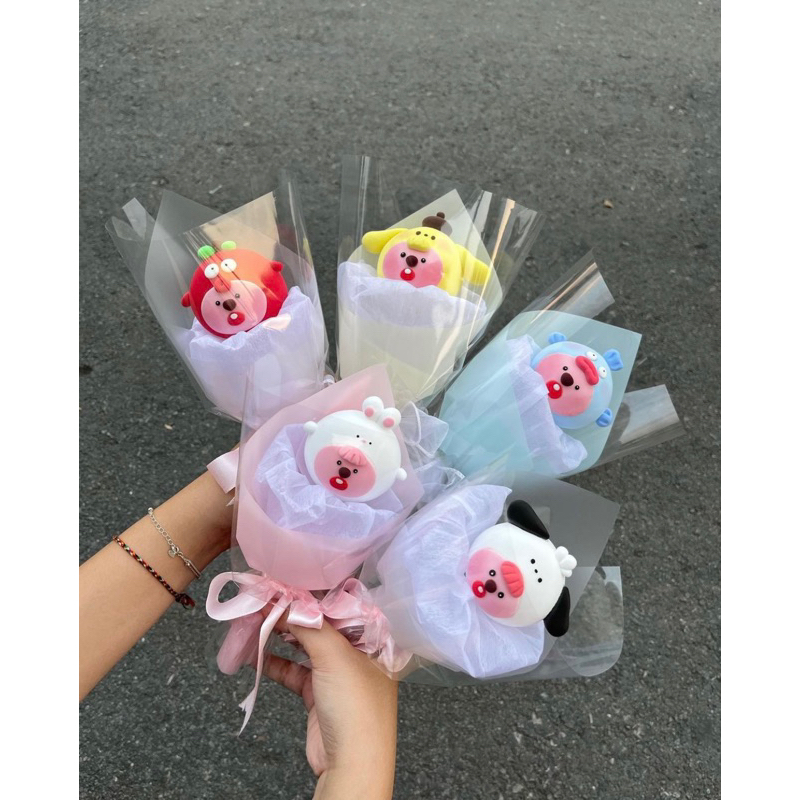 Combo 10 bó hoa đất sét