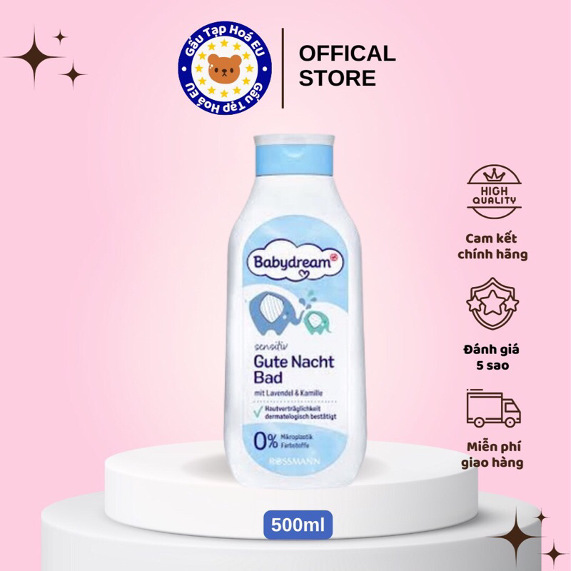 Sữa tắm gội Baby Dream Gute Nacht Bad giúp bé ngủ ngon
